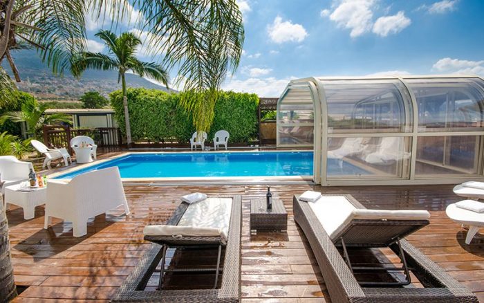 Cubierta de piscina de Vegametal