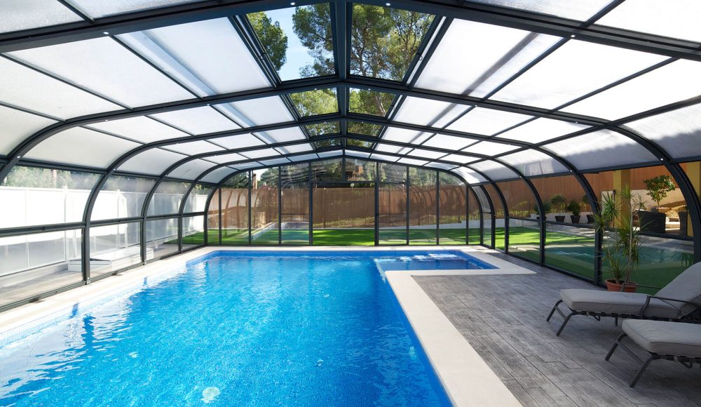 MASTERTOP 6.3 M Swimming Pool System Cover Roller Telescopic Stainless Steel And Aluminum Max 